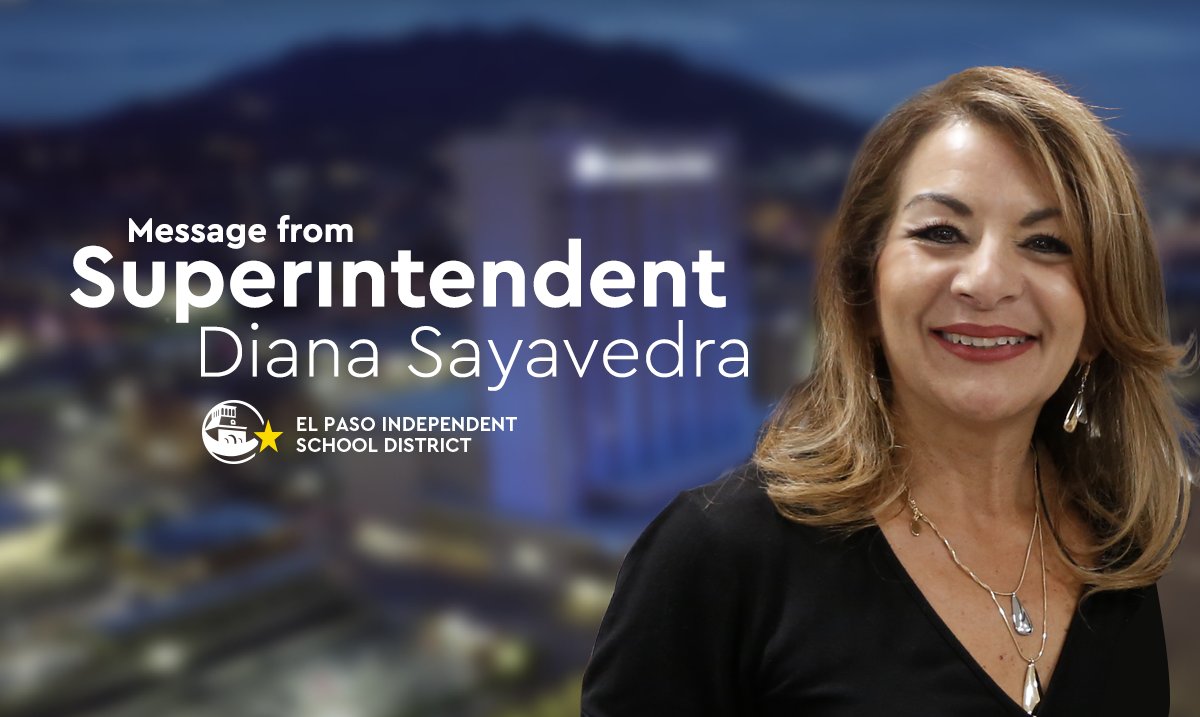 El Paso ISD Superintendent Diana Sayavedra updates the community on the district's recent highlights and upcoming events. Learn more ➡️ bit.ly/episd_0517 #ItStartsWithUs