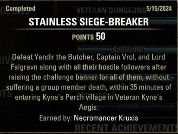 Was forced to EC cro for this trial but after about a month and a half, we got it. Dawnbringer lets goo :D