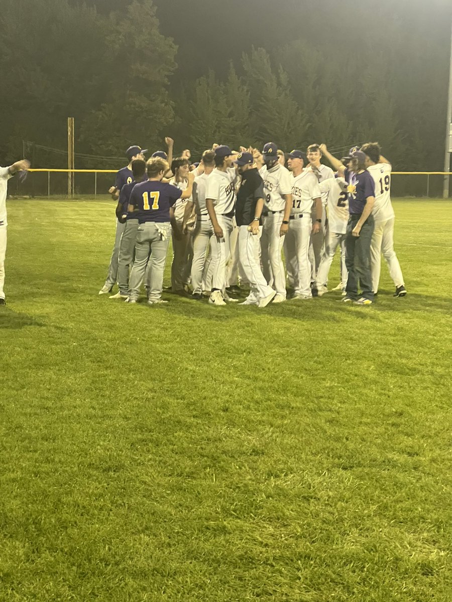 Walk off triple from Landon Whitaker as the Huskies win their home opener 4-3! <a href="/OelweinBaseball/">Oelwein Baseball</a>