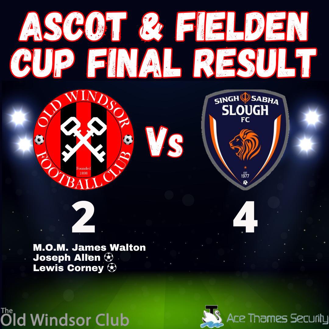 Well played to @SabhaFc deserved victors on the night. A step too far for us this season, however could not be anymore proud of the players. #Treble #UpTheOss 🔴⚫️