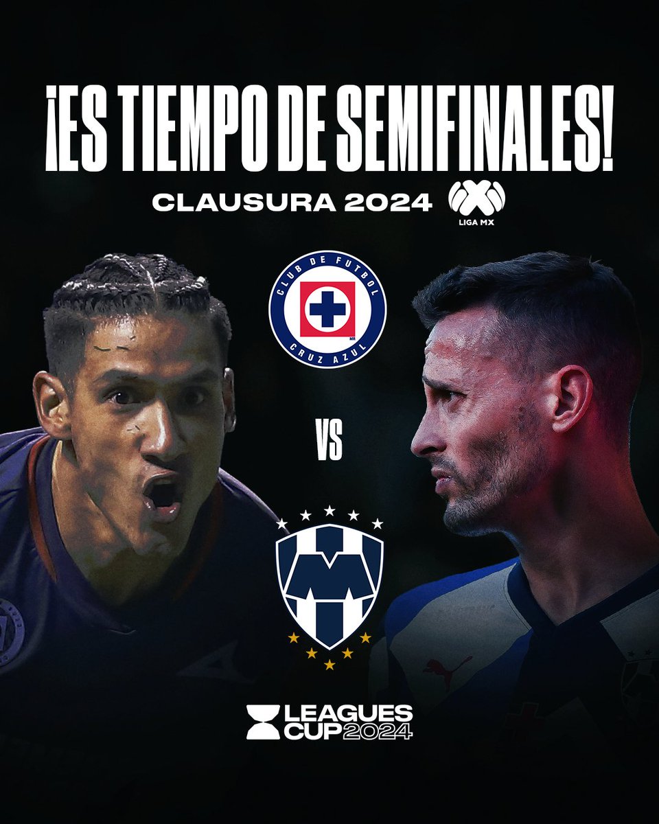 ¿@CruzAzul mantiene la ventaja obtenida en la ida? ¿Hay remontada de @Rayados en el Azul? ⚽️ 🔜 #LeaguesCup2024