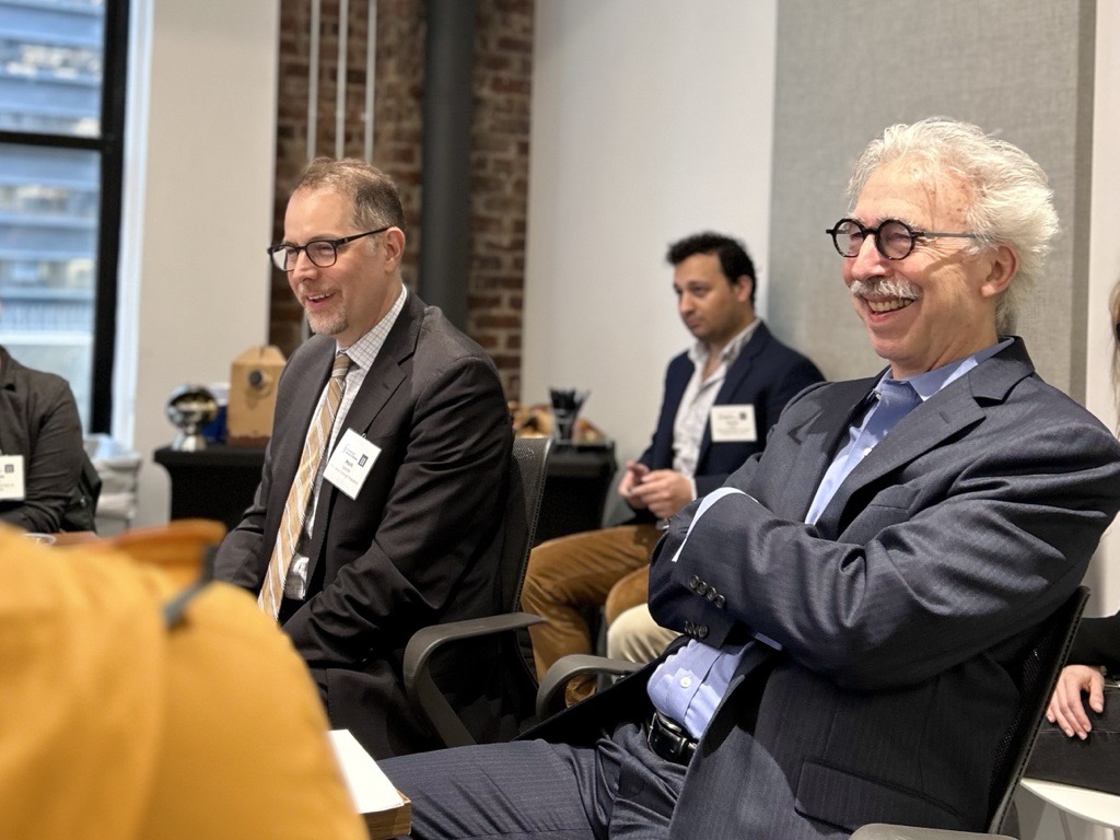 The Academy was honored to host Manhattan Borough President @MarkLevineNYC on Wednesday, pictured here with Academy President and CEO @NickDirks, at Reinforcement Learning from Human Feedback: Documentation, Disclosure, and Deliberation - a workshop presented with Hortus AI. 🙌