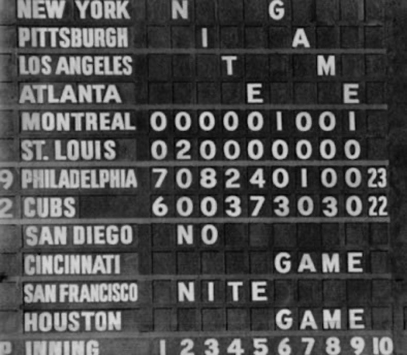 5/17/1979: On this date in 1979, The wind was blowing out at Wrigley as the #Phillies defeated the #Cubs in a wild ten-inning slugfest, 23-22. The game produced 15 walks and 50 hits, including 11 HR, 10 doubles, & 27 singles. #MLB #OTD #BaseballOTD #RingTheBell  #YouHaveToSeeIt
