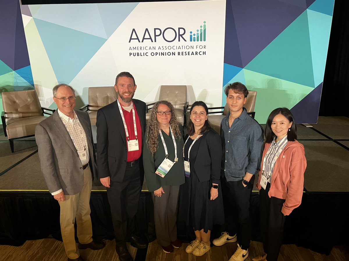 Extremely fortunate to be able to have these amazing people as friends and collaborators. Truly a highlight of #AAPOR24.