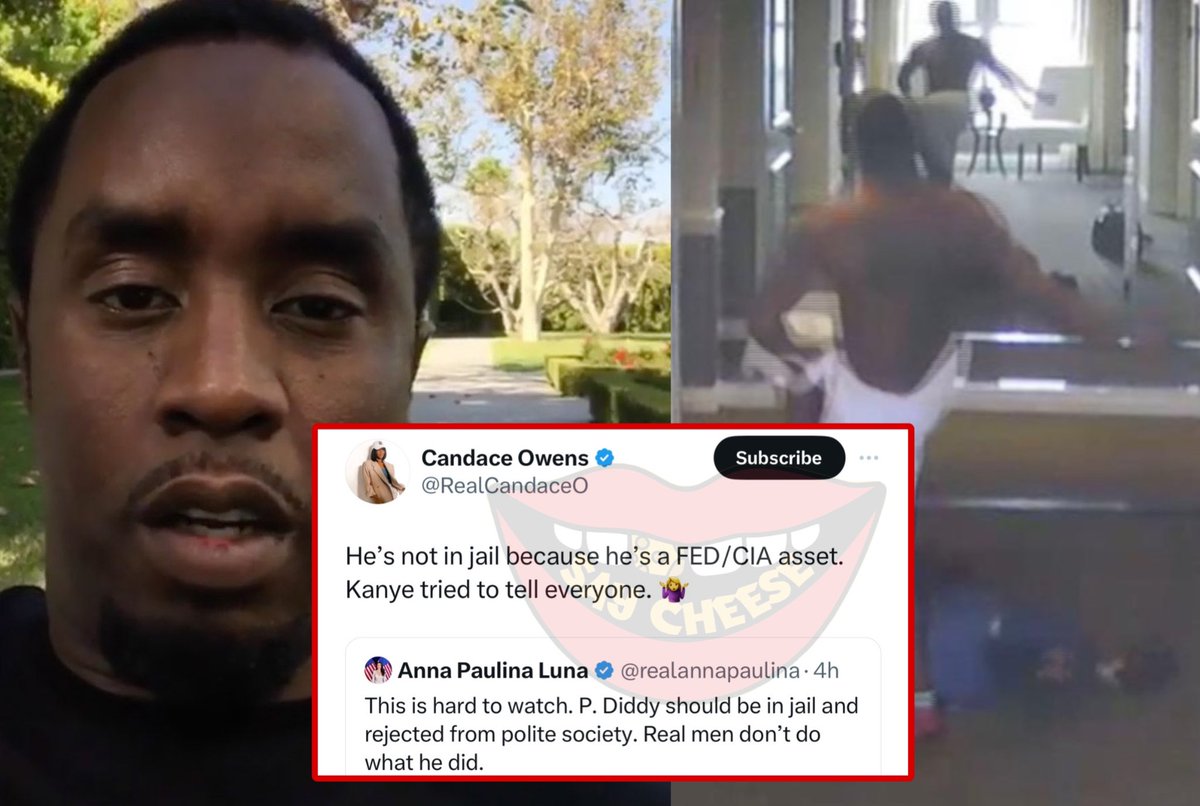 Candace Owens claims that Diddy is not in jail because he's an FBI/CIA asset