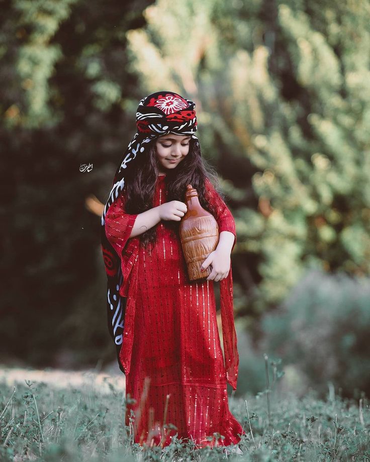 A Kurdish girl in Kurdish traditional dress
 South Kurdistan