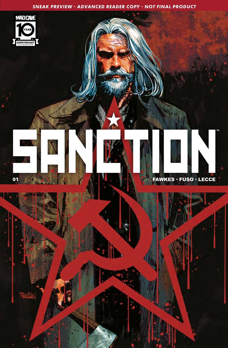 ''Sanction' is a quirky character crime thriller that offers genuine intrigue and mystery.' REVIEW:★★★★☆ (4/5) 'Sanction' #1 by Ray Fawkes, Antonio Fuso, and Emilio Leece @MadCaveStudios lotuslandcomics.com/2024/05/review…