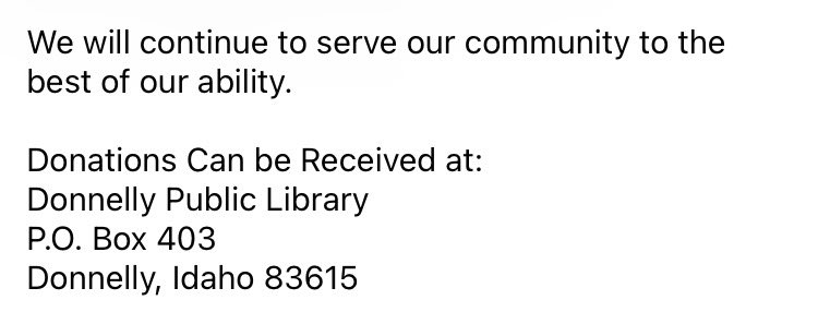 We did not have “beloved rural Idaho library essential to the wellbeing of the kids in its community becomes ADULTS ONLY thanks to board action” on our 2024 bingo card, but here we are. Elections are important, folks. #idpol #vote