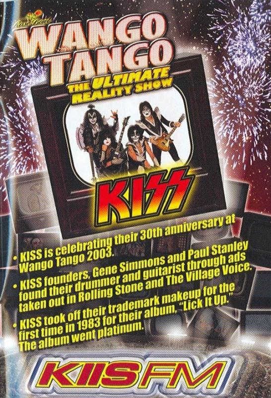 #KISSTORY - May 17, 2003, KISS closed KIIS-FM's massive annual 'Wango Tango' concert at the Rose Bowl in Pasadena, California. The show drew over 50,000 fans.