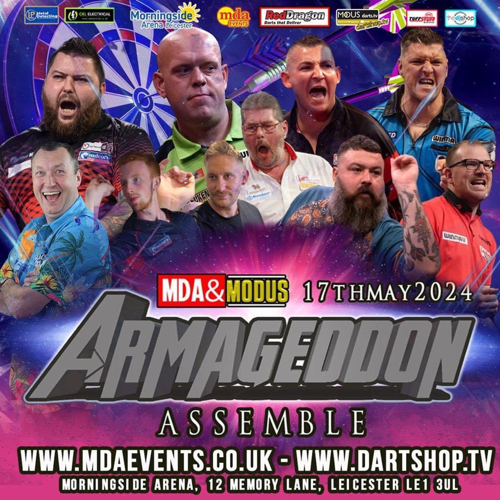 🔥 A R M A G E D D O N 🔥

Hope Leicester is ready 🤩🤩🤩

Look forward to seeing you all there 🎯❤️

@ModusDarts180
@MDAevents

#Presenter #Model #WalkOnGirl #Snooker #Pool #Boxing #riyadhseason #Darts #MiAmor #Family #Love #Photoshoot #Presenting #Filming 
#Sports #CueSports