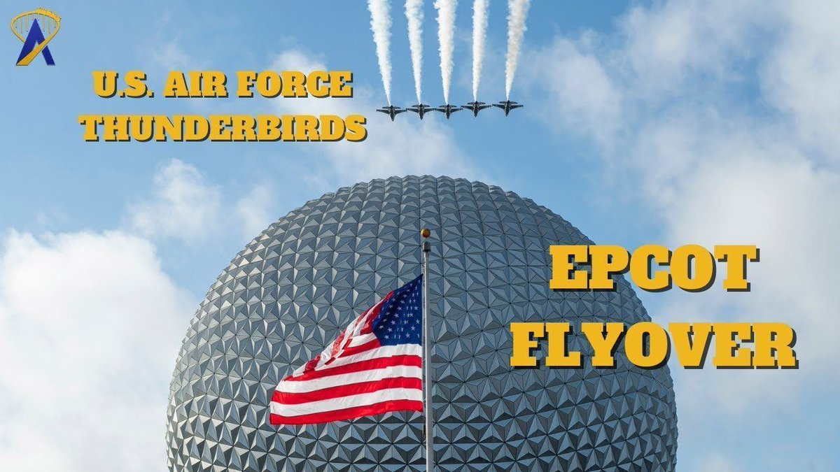 U.S. Air Force Thunderbirds Fly Over #Epcot at Walt Disney World Resort buff.ly/3V7DsQU
