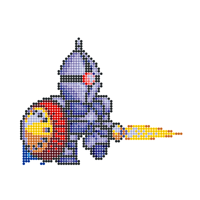 ironbeads_jp's tweet photo. 【スーパーファミコン】SD機動戦士ガンダム V作戦始動
#ギャン
使用しているビーズの詳細はこちら
https://t.co/kR3GIXKlkL
#アイロンビーズ
#ミニフューズビーズ
#SFC
#MS15
#1992年
#ジオン軍
#エンジェル https://t.co/zkaB1FpWRi