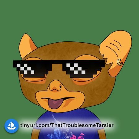 Checkout and save #ThatTroublesomeTarsier on OpenSea opensea.io/assets/matic/0… via @opensea

Please like👍 and share! 🐵 Thank you 🐒

#SaveTheTarsier #Conservation
#NFT #PolygonNFT #Collectibles
#wildlife #nature #animals #environment #endangeredspecies