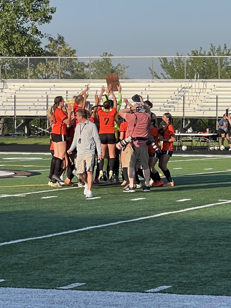 CarsonSterk's tweet image. Regional Champs! Go Tigers! #werclc