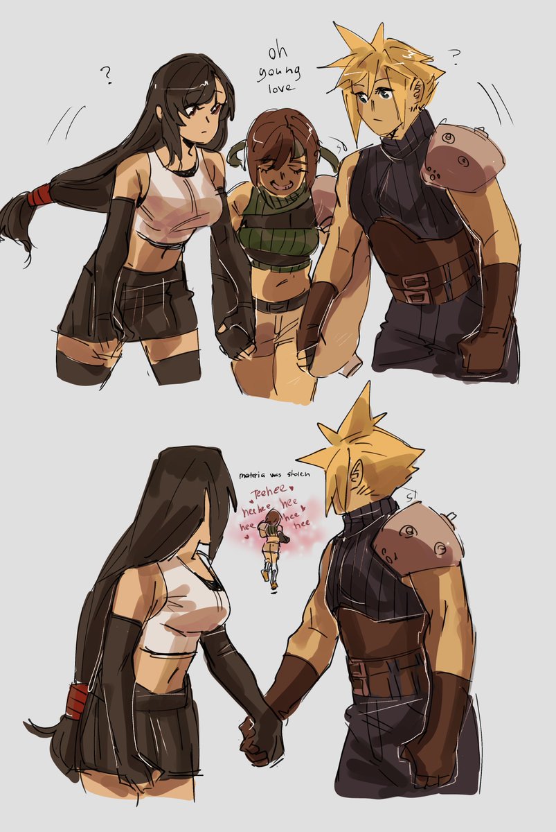 クラウド・ストライフ ,ティファ・ロックハート ,ユフィ・キサラギ(ff7