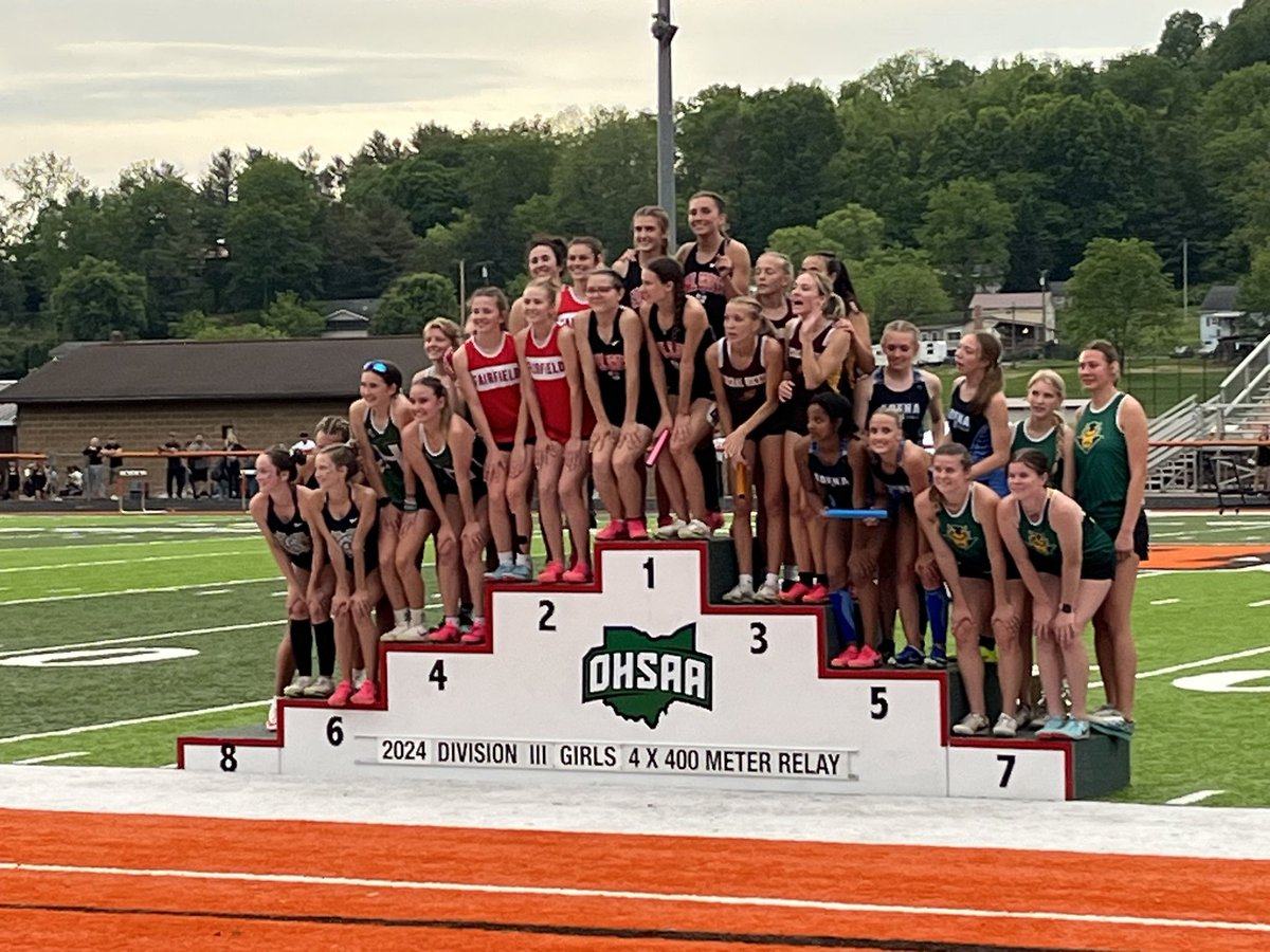 The Girls 4x400 team is going to Regionals. What a race! They placed 2nd at the District Track &amp; Field Meet with a time of 4:20.27! Great job Avery Teeters, Landry Teeters, Kennedy Zink, and Faith Donley!