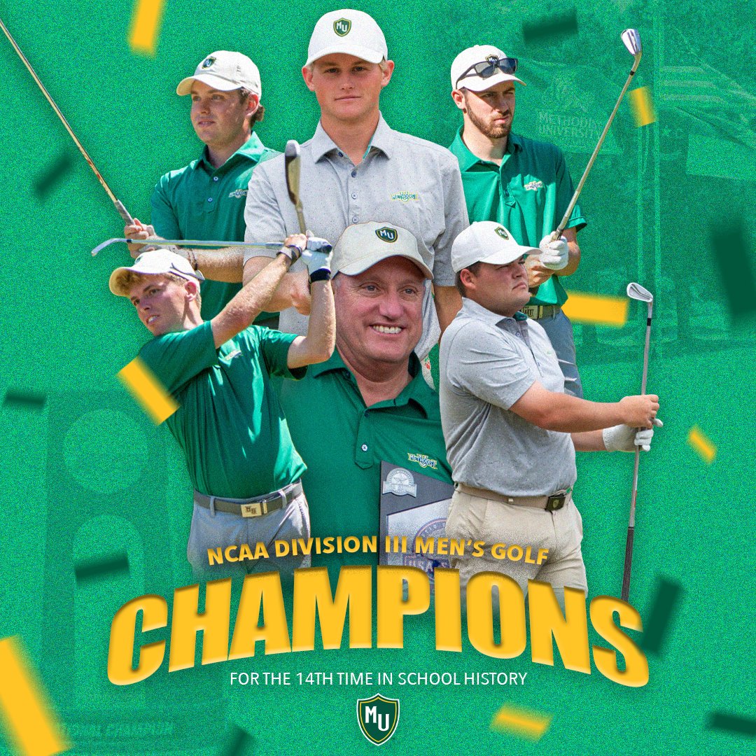 Biggest news in golf today: For the 14th time in school history, the Monarchs are National Champs! 🏆