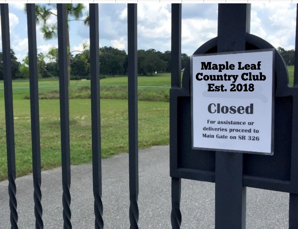 RIP Toronto Maple Leafs Country Club Est. 2018.
#LeafsForever
