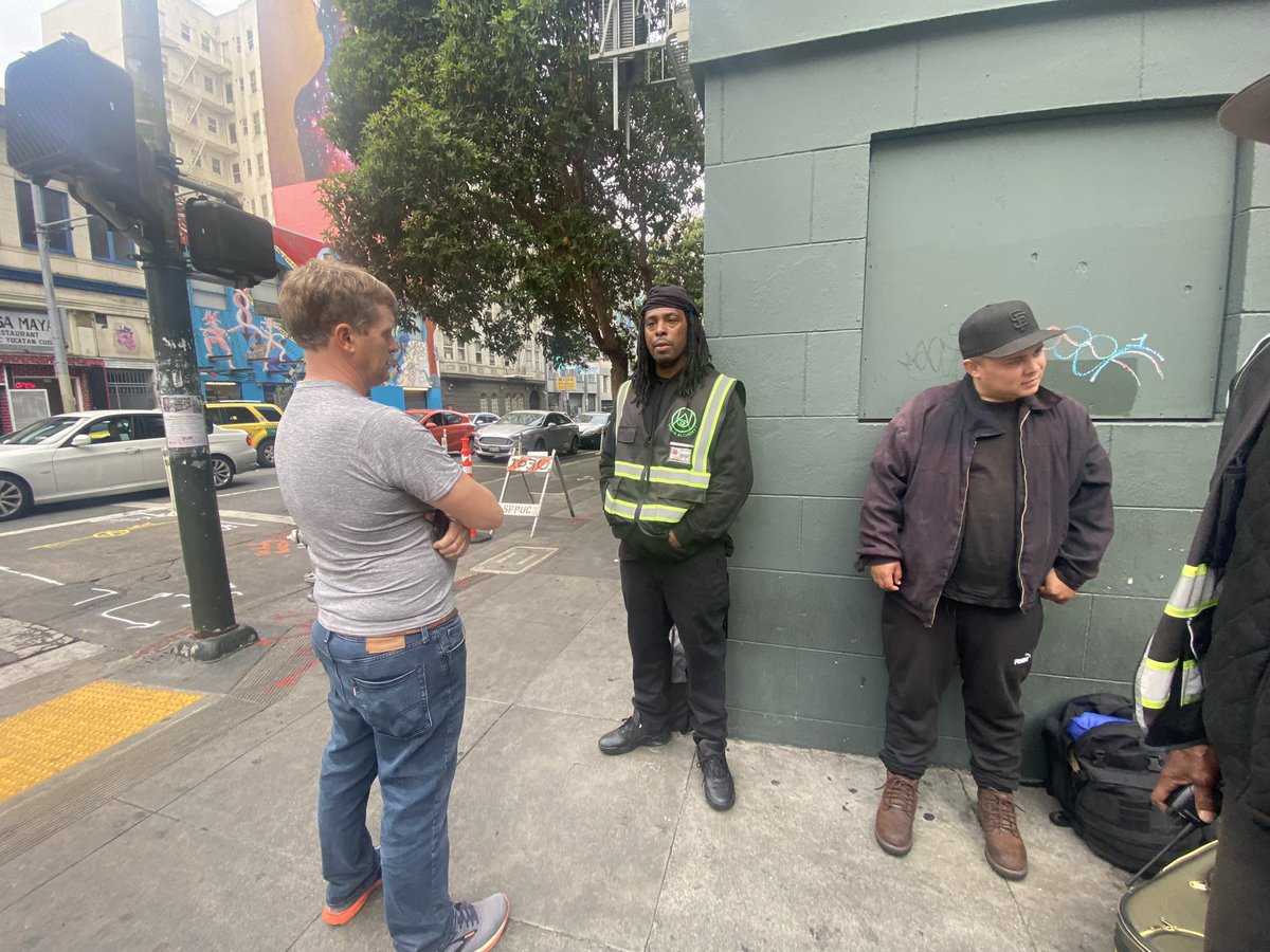While in San Fransisco doing homeless outreach I witnessed non-profit outreach workers dealing drugs to the homeless. This is me talking to their corner supervisor about it. He seemed concerned but don’t know if anything was done. The outreach workers were all formally homeless.