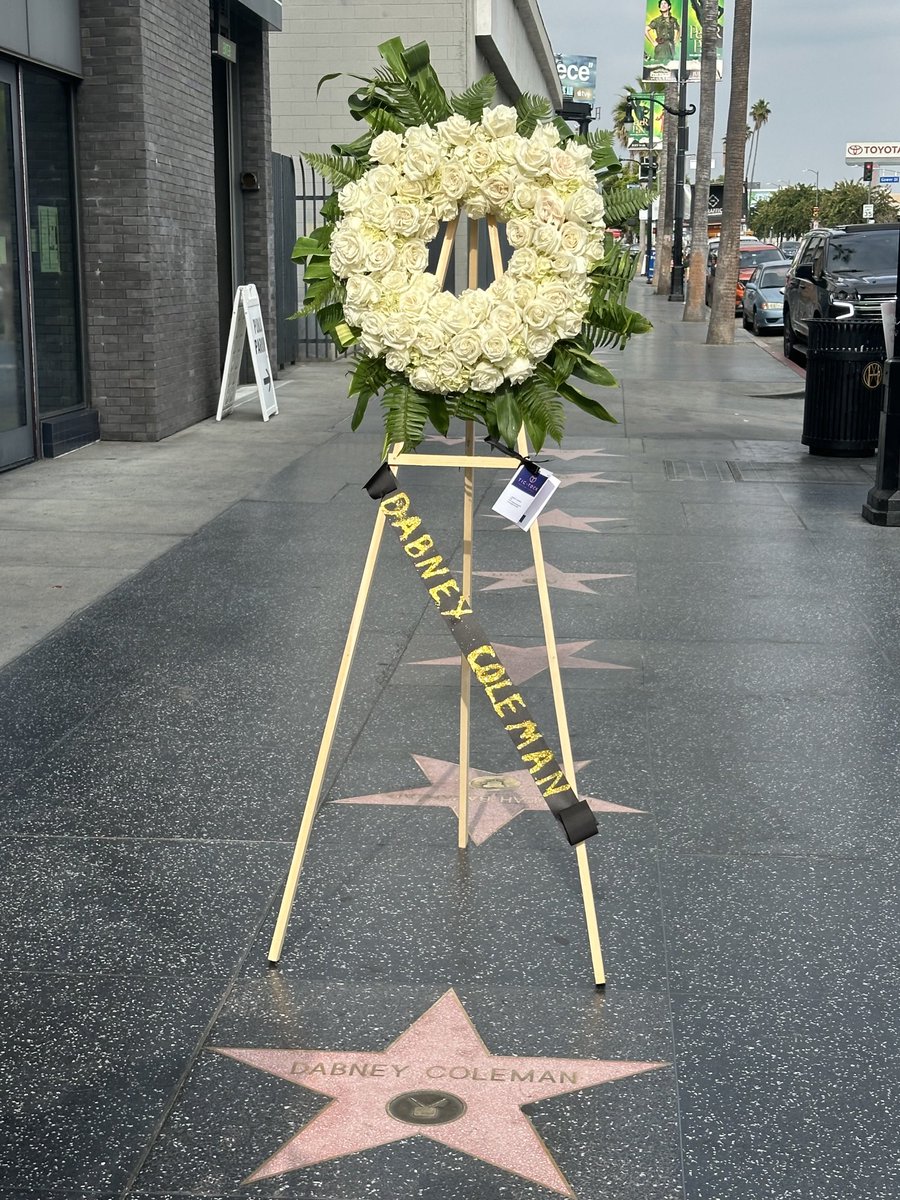 Rest in Peace Dabney Coleman🌹 #walkoffame 📷 @tictockflorals