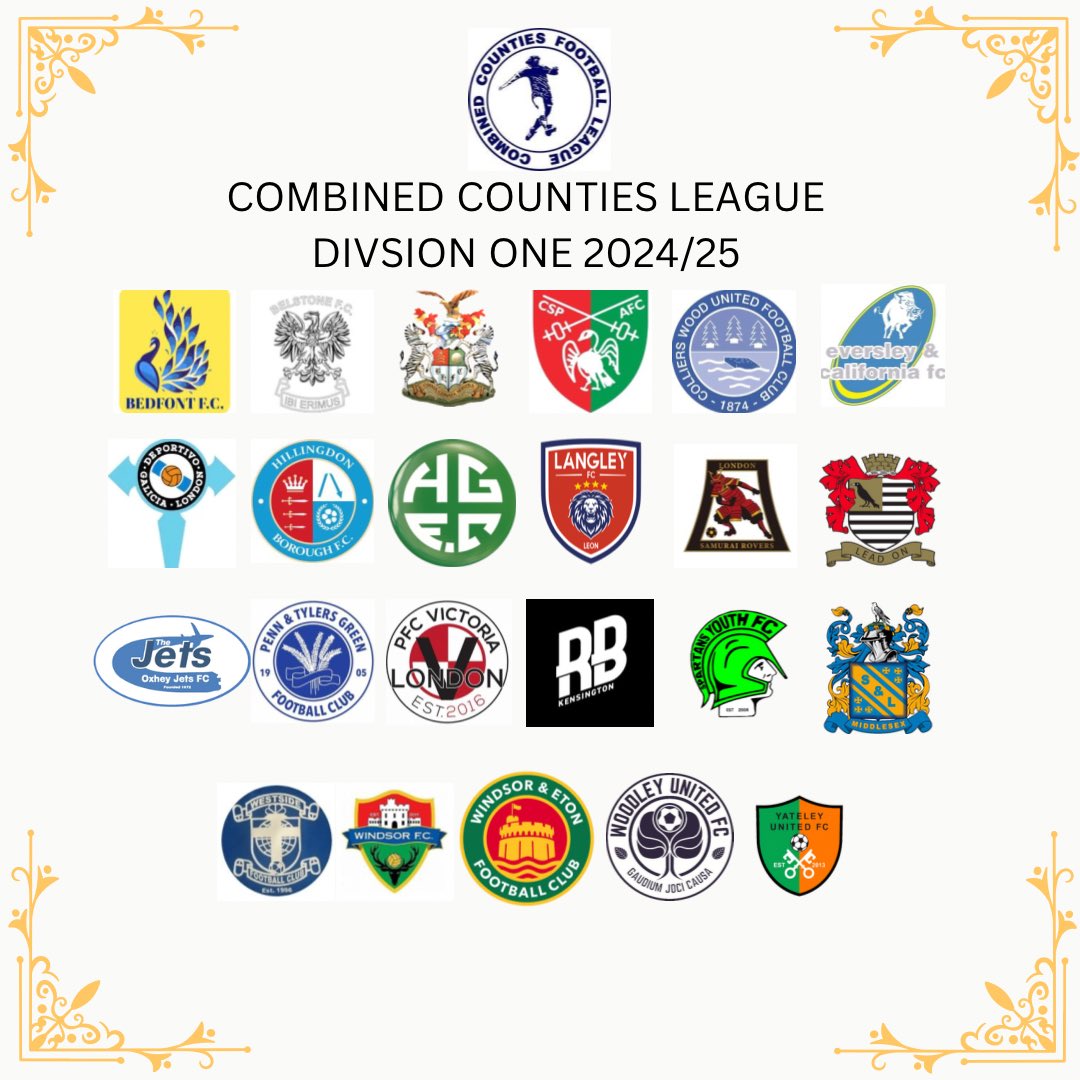 Combined Counties Football League - Division One 2024/25 Season 🏆