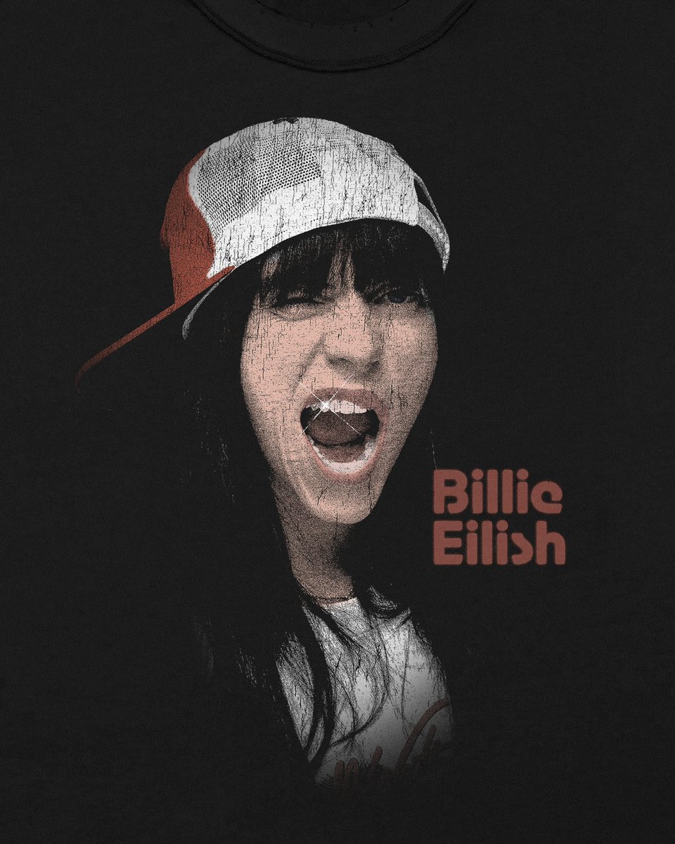 fweakymc's tweet image. billie tee i made today 
@billieeilish