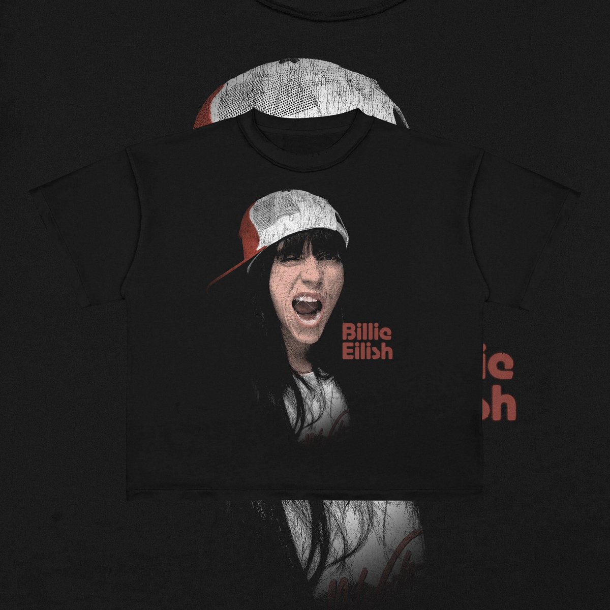 fweakymc's tweet image. billie tee i made today 
@billieeilish