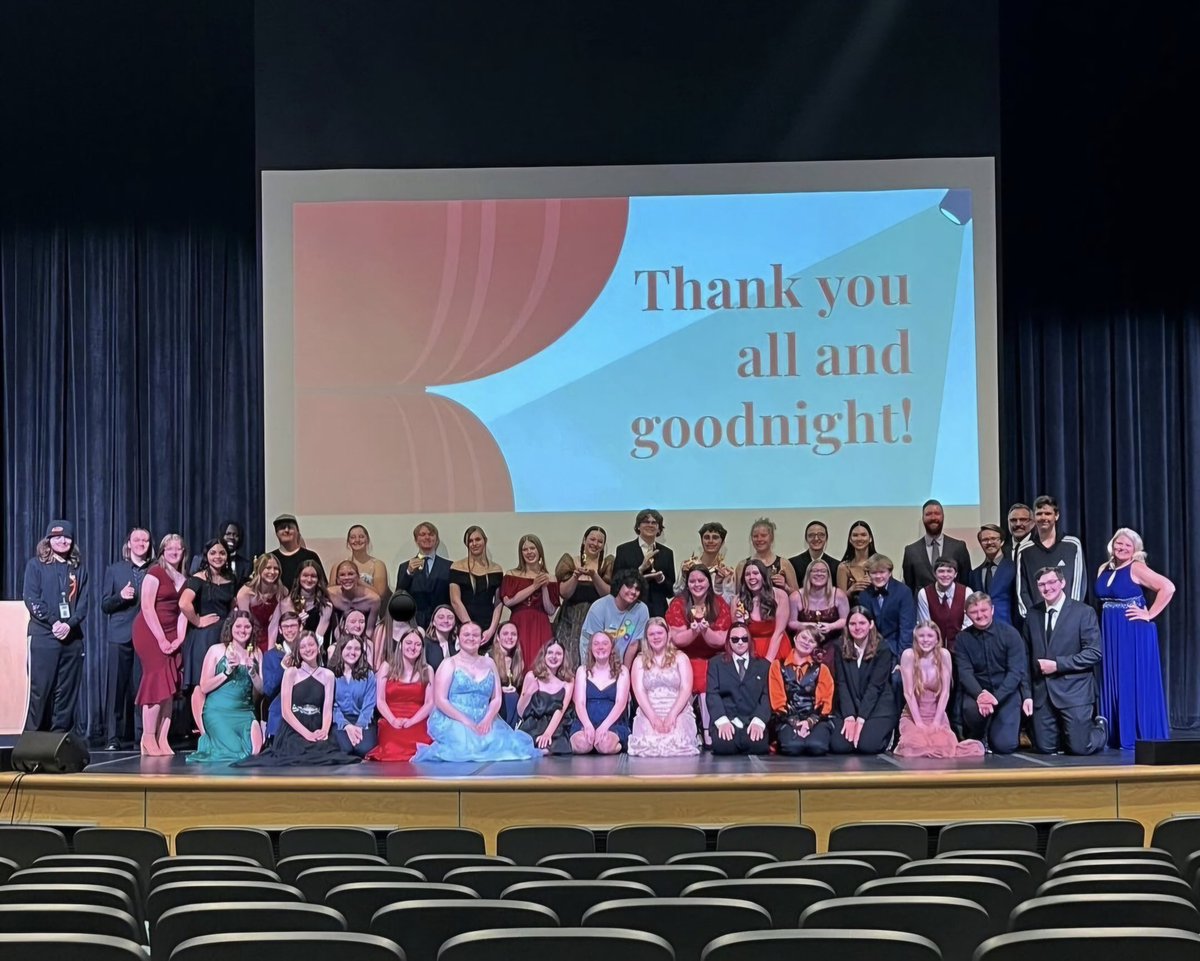Thank you to all who attended the Gauscars today! We had an amazing time, and you all are spectacular! @rhstheatredept @RogersHighSclMN