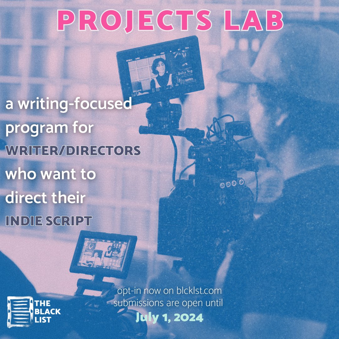 Want to take your feature script from page to screen? Interested in the current landscape of independent filmmaking? Ready for the director's chair? Then the Projects Lab is FOR YOU! Submit your feature by July 1, 2024 + learn more here: bit.ly/3QEHi1C
