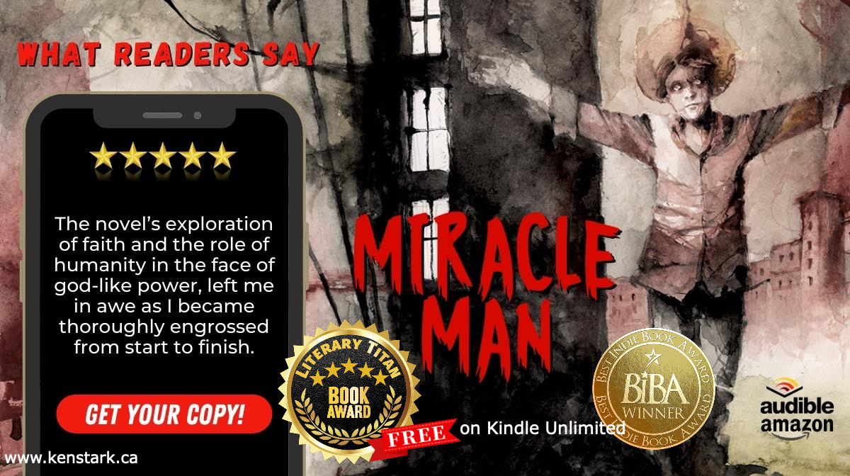 'This work of art is unapologetically flawless.' MIRACLE MAN - A dark new level of horror. mybook.to/miracleman FREE on Kindle Unlimited *** For mature readers only *** Contains gore and violence #FREE #Kindleunlimited #horror #atheist #antichrist #thriller #action #mystery