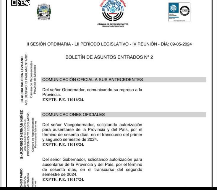 mosomimnes's tweet photo. Circuló una falsa noticia sobre una licencia de 60 días del Gobernador Passalacqua y el Vicegobernador Romero Spinelli. 
La Cámara de Representantes les otorgó un permiso anual para ausentarse en funciones, un proceso constitucional que se realiza cada año. https://t.co/H2TkDGoOAs