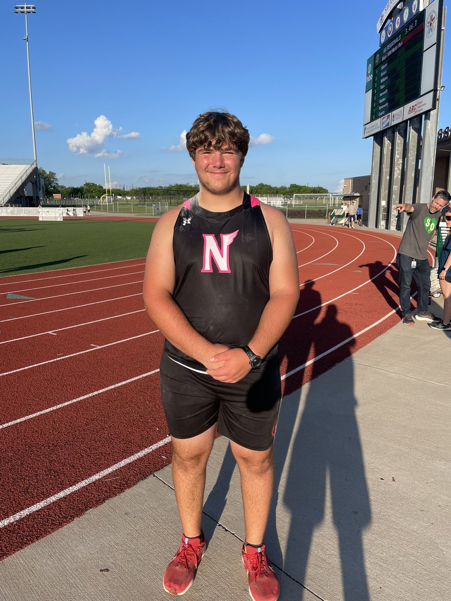 Congrats to Josiah Blomker for winning the Regionals Shot Put and placing 3rd in the discus.  Next meet State!