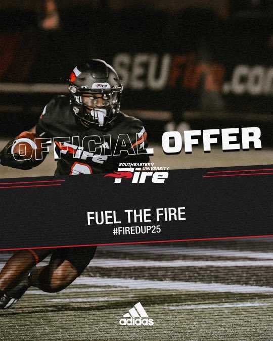 blessed to receive a offer from Southeastern University! @coachkhalilp @tv2p @MacCorleone74 @shayhodge3 @Coach_CJBailey @CJ_AndersonJr @CoachAGibbs