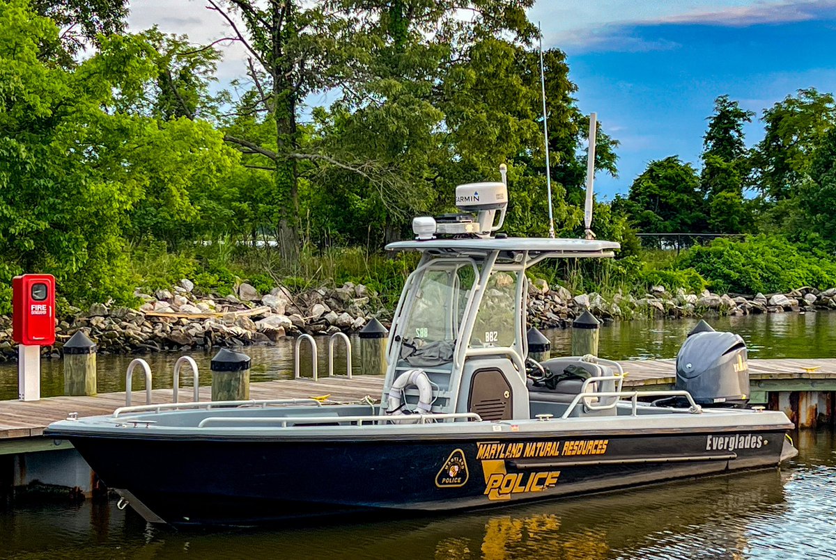 Maryland Natural Resources Police (NRP) on patrol at Fort Smallwood Park. @MDNRPolice