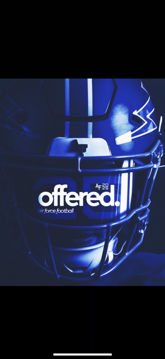 TommyHalgrim1's tweet photo. After an amazing conversation with @jake8shakes , I am blessed to announce I have received my first D1 offer to Air Force Academy!  #AGTG @CoachSirianni https://t.co/HNy4SrpDgY