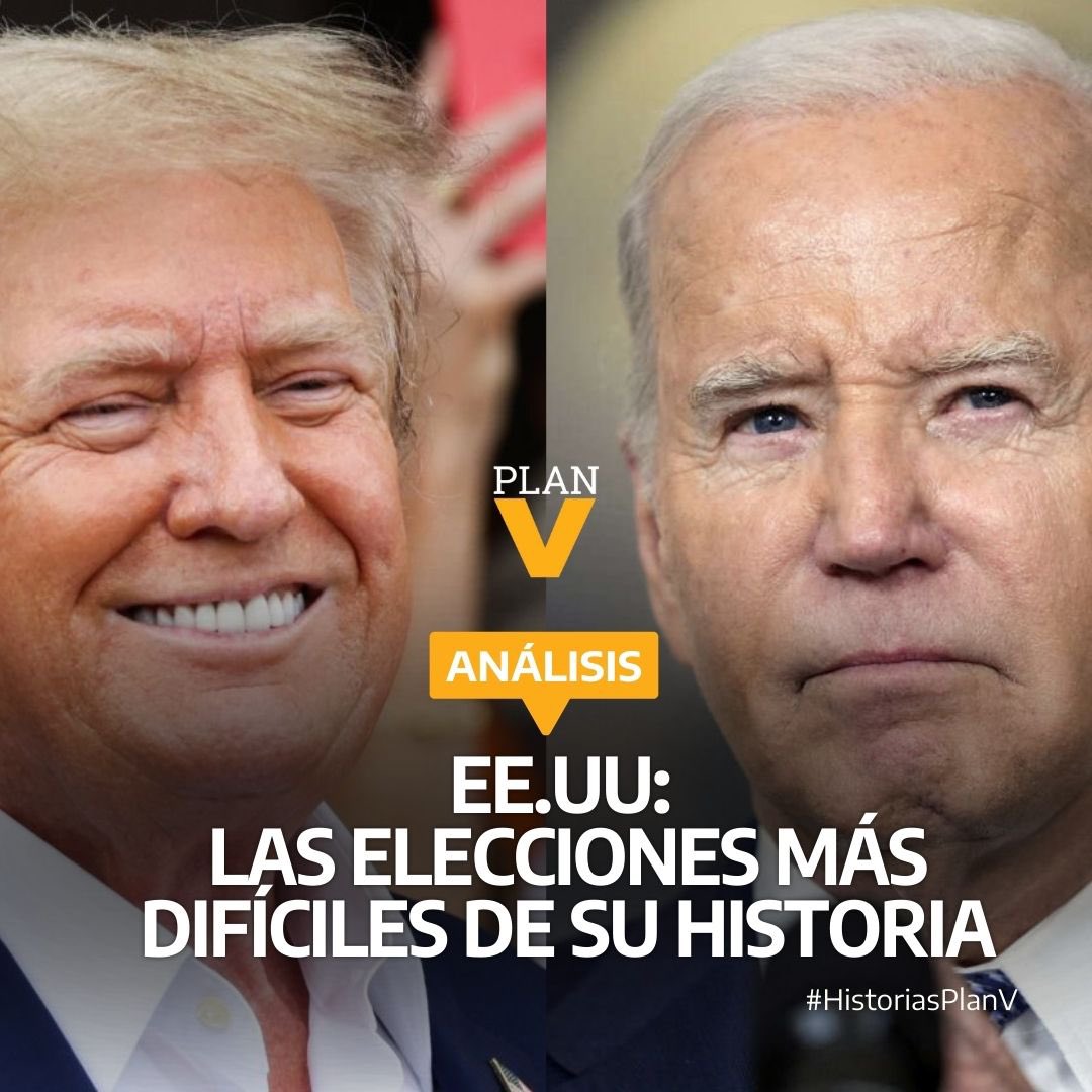 #Análisis | Será la primera vez en las elecciones de EE.UU. que un ex presidente y un presidente en funciones disputen la presidencia de ese país➡️ tinyurl.com/5t5eamyb #HacemosPeriodismo