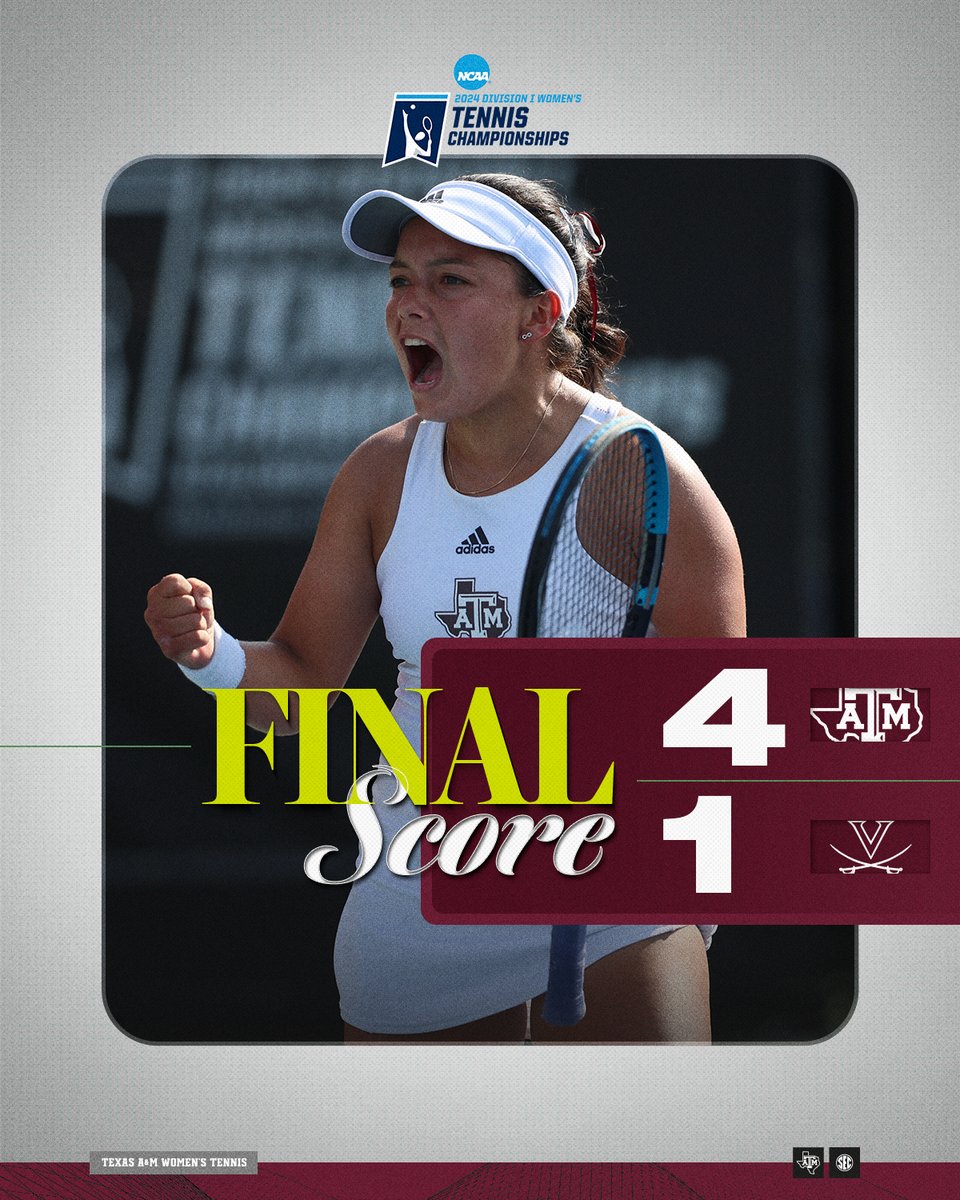 WE AIN'T DONE YET FOLKS ‼️

THE AGGIES ARE FINAL 4 BOUND 👍

#GigEm // #AggieWT
