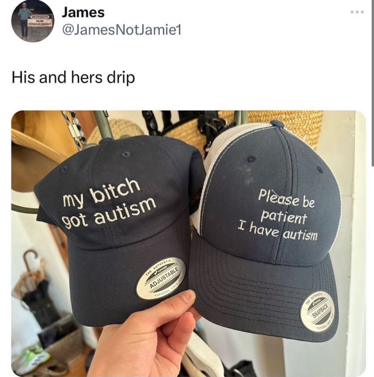 @kelspluscoffee My husband sent me this one

If he buys me a hat with text in Comic Sans on it, I will cry