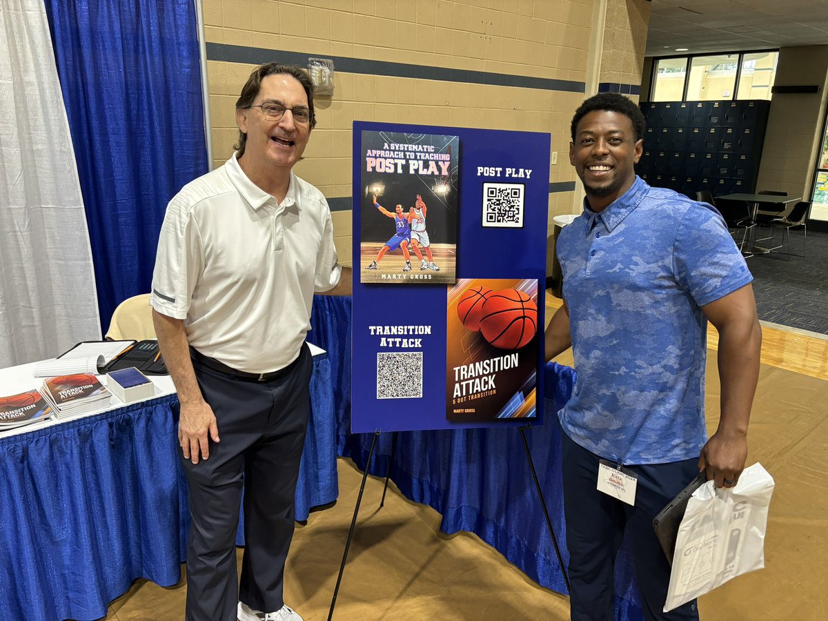 The man who helped make my D1 dreams come true. One of the hardest working men in the business <a href="/CoachMartyGross/">Marty Gross</a>. Great running into you at TABC Clinic 2024, coach!