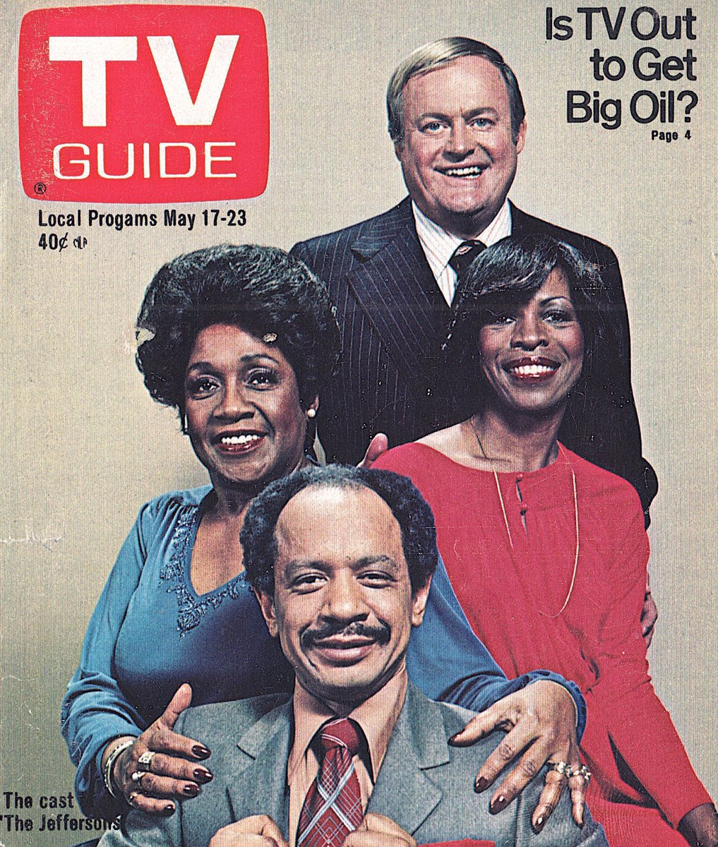 TV Guide Cover, May 17-23, 1980: Isabel Sanford, Sherman Hemsley, Roxie Roker and Franklin Cover of ‘The Jeffersons’