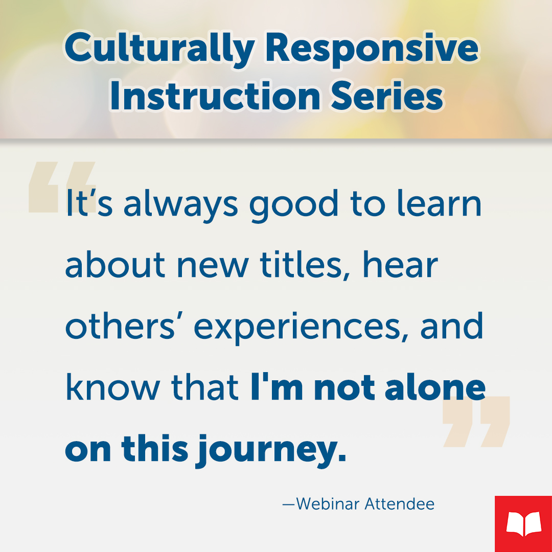 Watch our recent live webinar 'Choosing and Using Diverse Texts' on your schedule—replay now available: teacher.scholastic.com/education/webi…