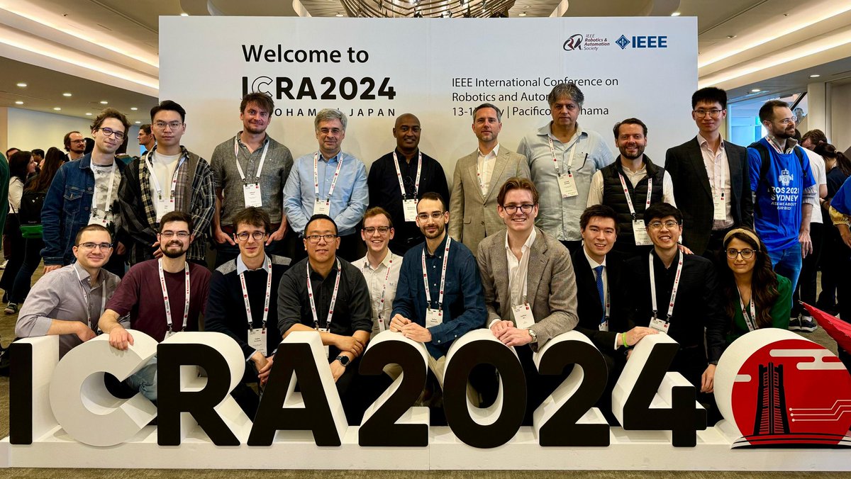 ⁦Imperial Robotics Forum had a great time at #ICRA2024 ⁦<a href="/ImperialRobots/">Imperial College Robotics Forum</a>⁩