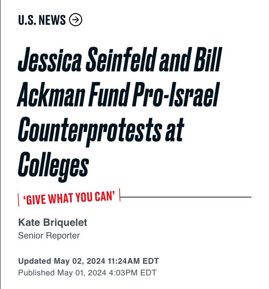 THREAD: UCLA MOB ATTACK There has been a lot of press around the IDs of UCLA Zionist mob attackers. However, there are key parts of story not being told. 1. Jerry Seinfeld's wife, Bill Ackman & others financially supported attackers 2. The ringleaders are not being implicated