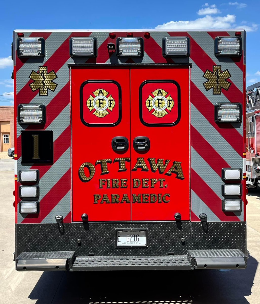 Ottawa Fire Department took delivery of a new ambulance