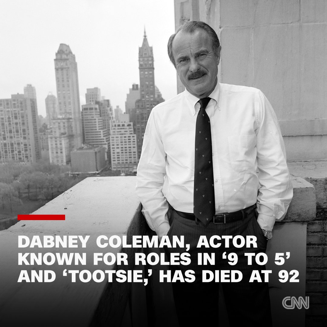 Dabney Coleman, a veteran film and television actor known for roles in '9 to 5,' 'Boardwalk Empire' and 'Tootsie,' has died at age 92 cnn.it/3KrvEmV