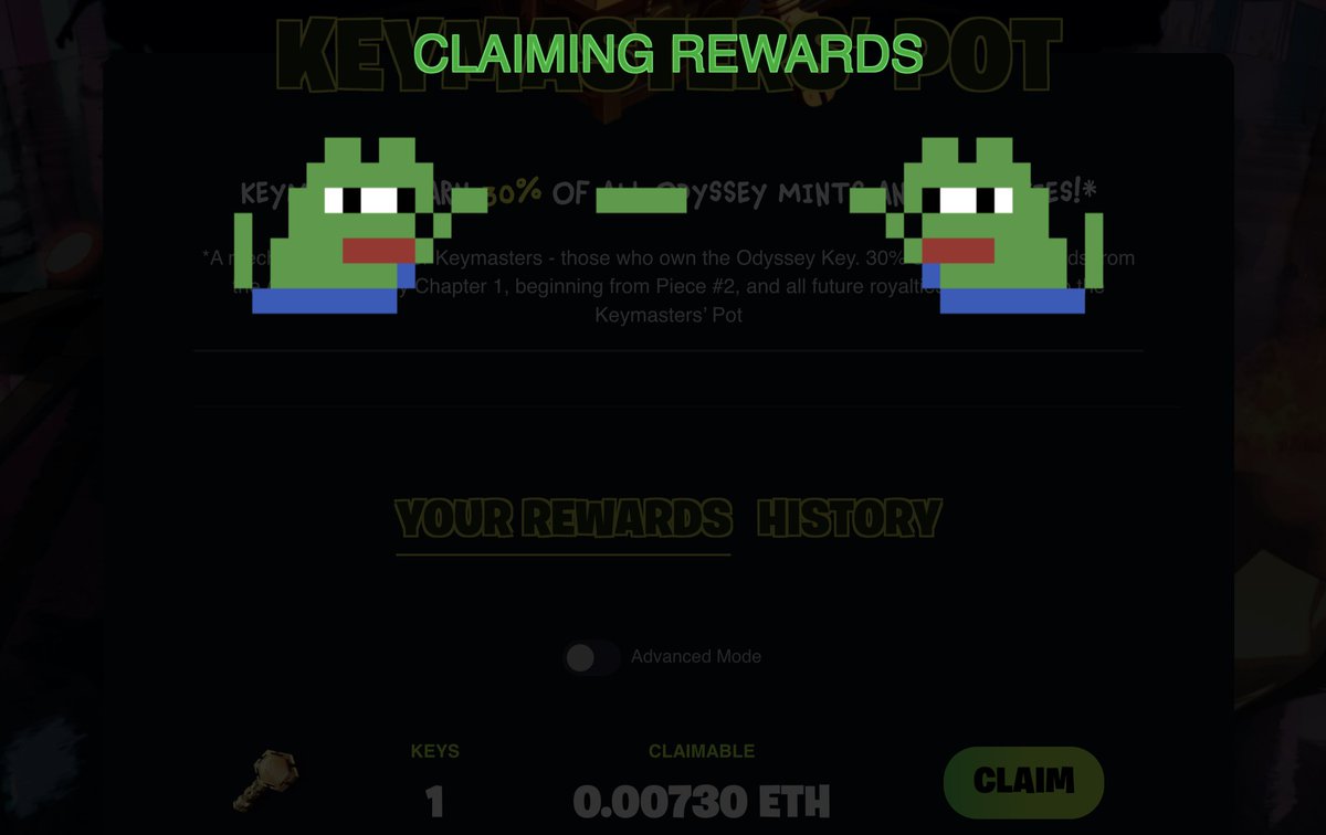 Free ETH 🤑 -- Keymasters ONLY :: Thanks @RareApepesNFT fam