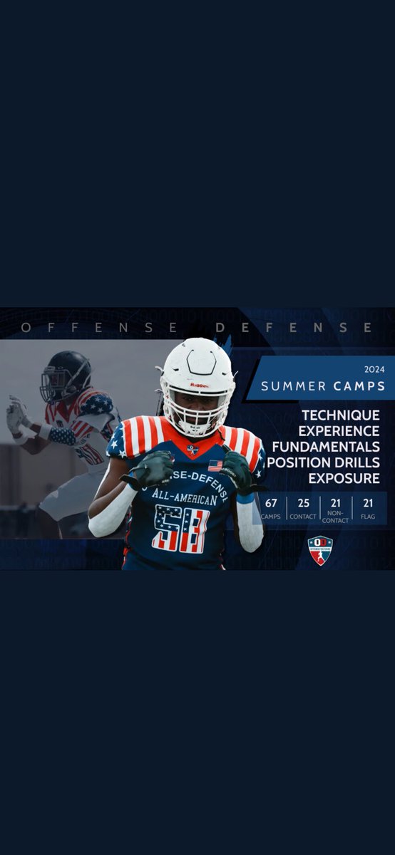 Thank you so much @odr365 @ODFootballCamps @CoachLanceo for the invite! Looking forward to this experience in June! @KoachV @CoachBrooks22 @CoachCram2024 @CoachRusty_B #JFND