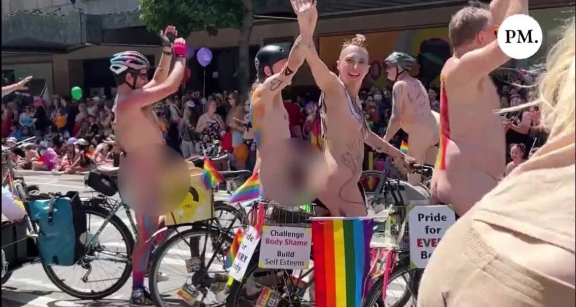 I’m more concerned about a bunch of old men parading around naked in front of children than I am about whatever fake terror threats yall are warning about. Call me crazy.