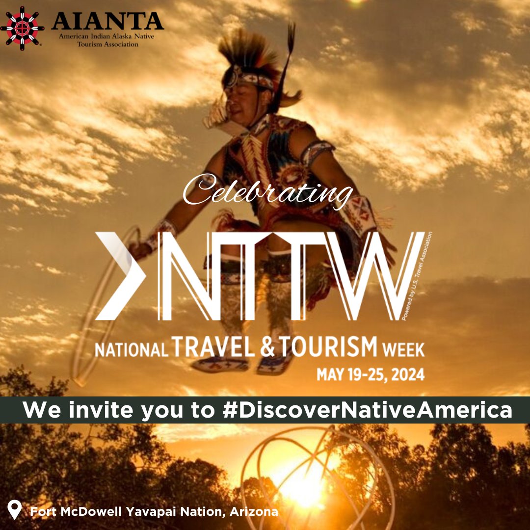 It’s National Travel and Tourism Week! Are you ready to #DiscoverNativeAmerica but not sure where to start? AIANTA’s @NativeAmerTravl's booking platform offers visitors an immersive journey into Indigenous cultures, histories and landscapes in the U.S. #NTTW2024 @USTravel