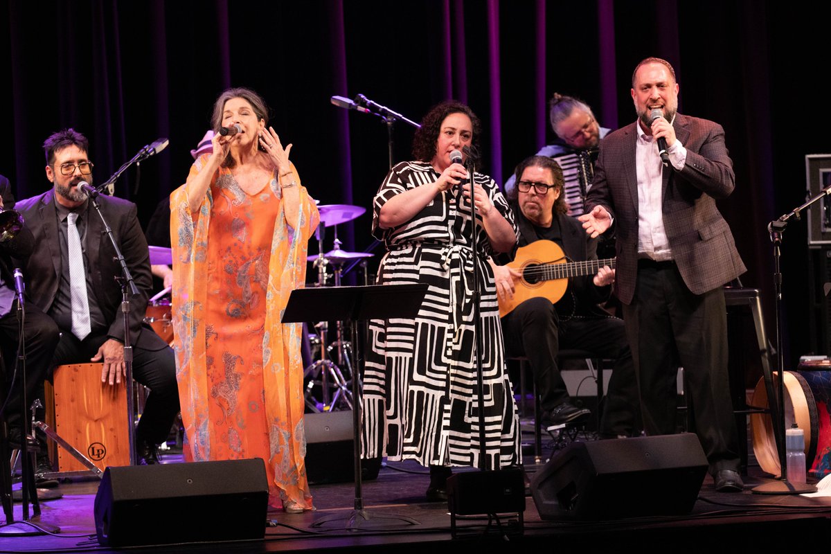 RecordingAcad's tweet photo. In celebration of Jewish American Heritage Month, it was a joy to co-present the Jewish American Heritage Concert, produced by the @weitzmanmuseum, at The @kencen, featuring artists Frank London’s Klezmer Brass Allstars, Susana Behar, Yoni Battat, Yosef Goldman, and a joint finale with all performers. 🎶 #OurSharedHeritage